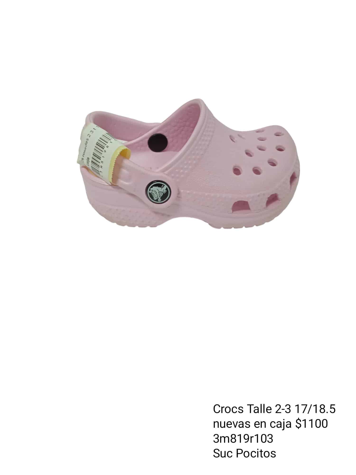 Crocs rosada de beb nuevas en caja C MO CRECEN