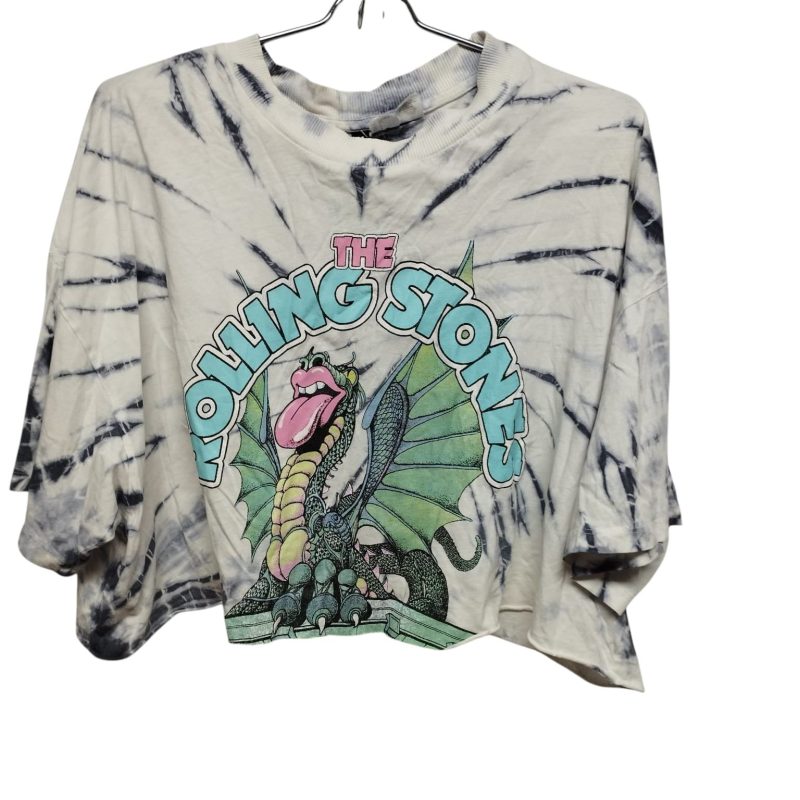 remera corta batik gris rolling stones divided h&m ts