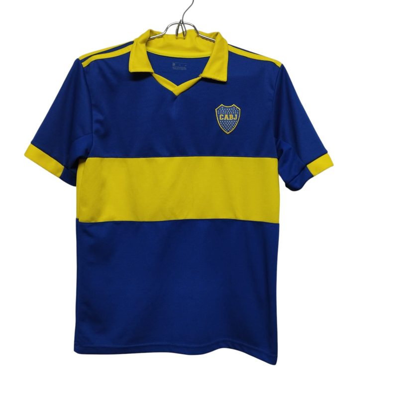 CAMISETA FUTBOL AZUL AMARILLO BOCA JRS ADIDAS IMIT T 14 DET HILOS