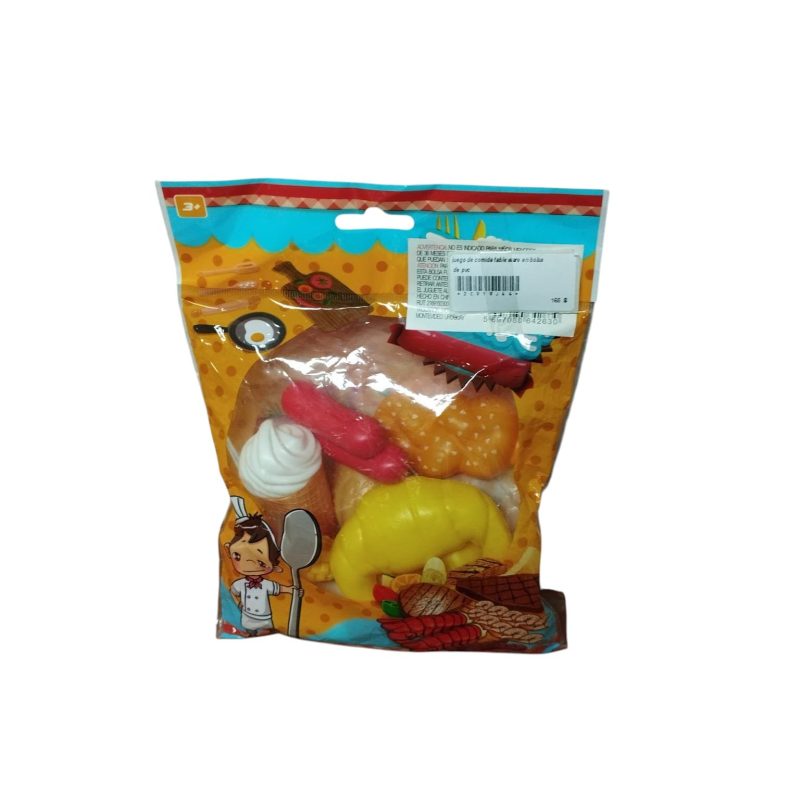 juego de comida table ware en bolsa de pvc