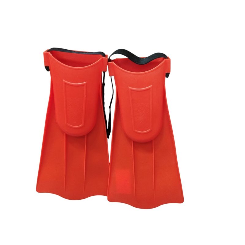 patas de rana naranja negro