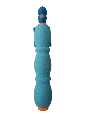 PISTOLA AGUA ESPUMA CELESTE DET