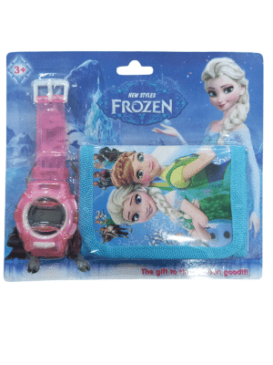 SET RELOJ C/BILLETERA P/NIÑA J1038-4