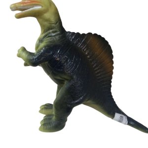 DINOSAURIO VERDE MARRON C/CHIFLE