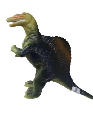 DINOSAURIO VERDE MARRON C/CHIFLE