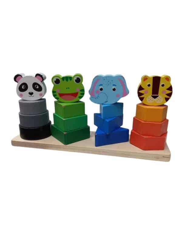JUEGO DE ENCASTRES MADERA DET PINTURA