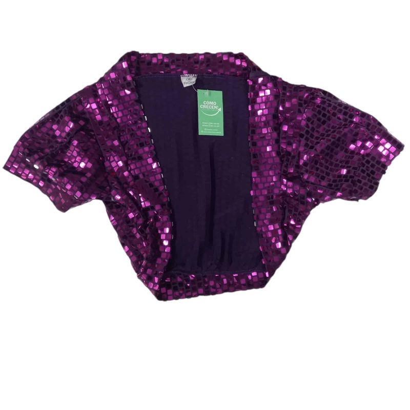 TORERITA M/C FHONM CUADRADOS APLIQUES VIOLETA METALIZADO T8AP