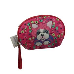 NECESER ROSA PERRO C/MOÑA ESPEJO INTERIOR