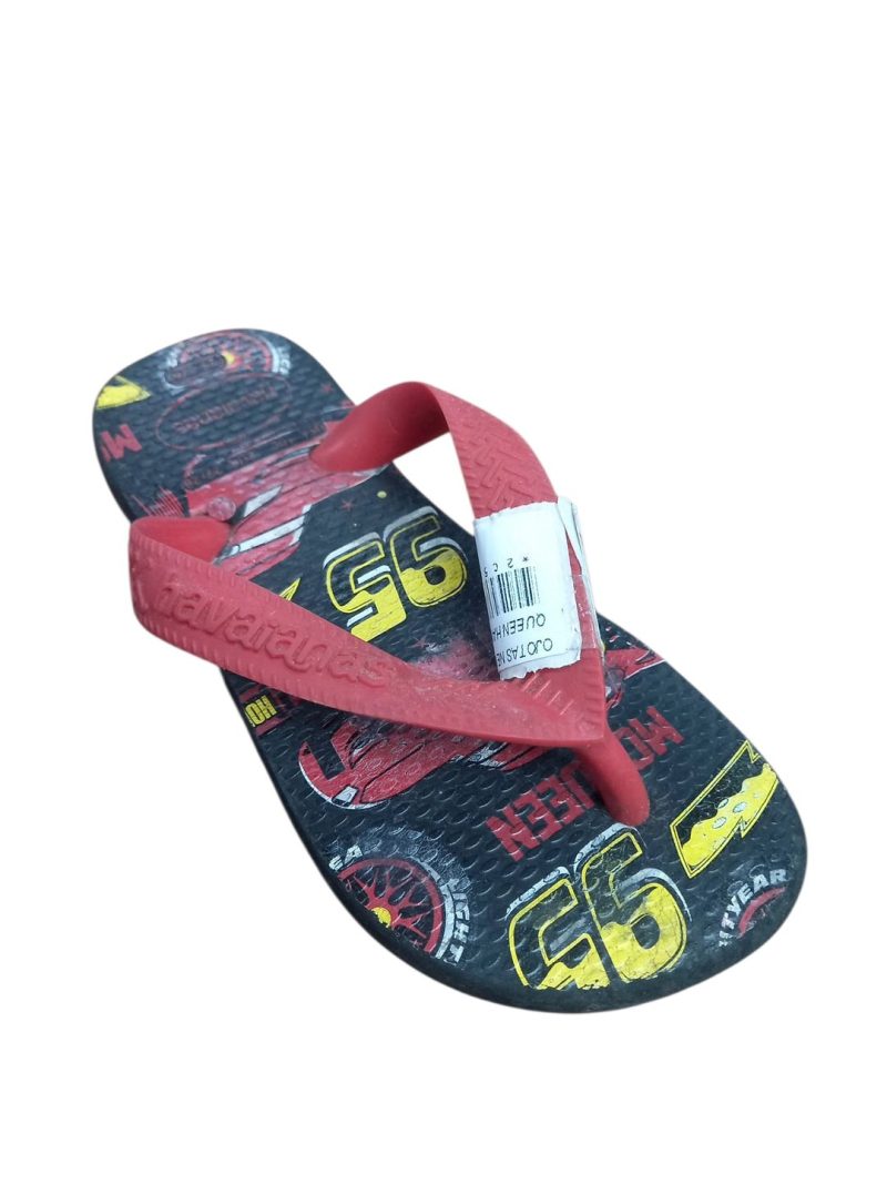 OJOTAS NEGRAS ROJAS CARS 95 RAYO MC QUEEN HAVAIANAS T25/26