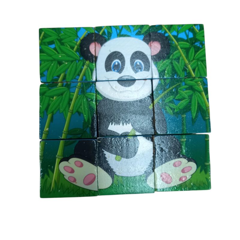 PUZZLE EN CUBOS DE MADERA