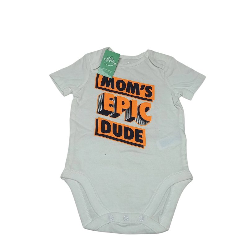 BODY ALG BCO MOMS EPIC DUDE NARANJA SPORT T6/9M