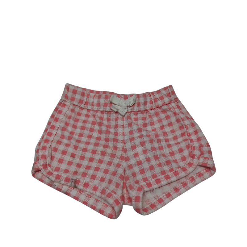 SHORT ALG CUADRILLE ROSA BCO CARTERS T3M