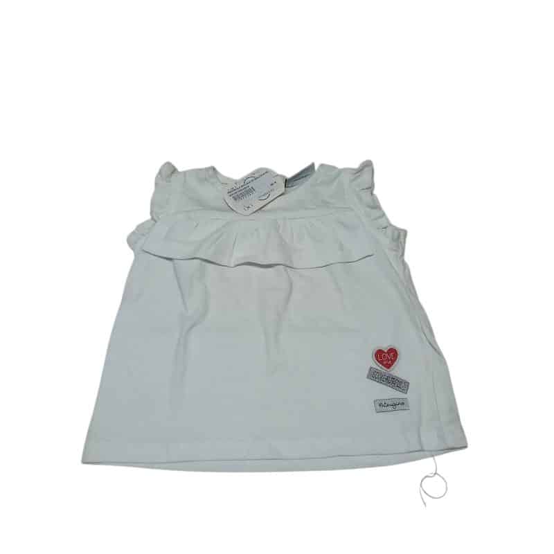 REMERA ALG BCA LOVE SO BEAUTIFUK PRIMIGINO T6M NUEVA