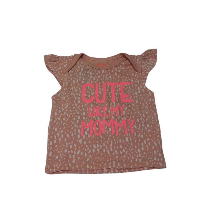 REMERA ALG ROSA BO CUTE LIKE MY MOMMY HEMA T6/9M AP