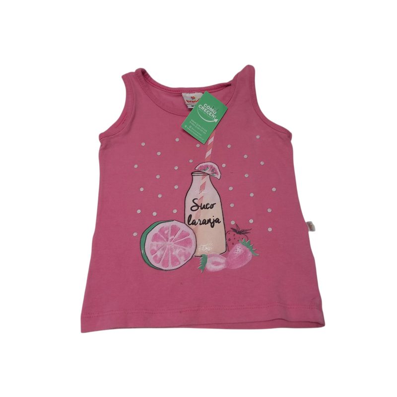 MUSCULOSA ALG ROSA JUGO LIMON BRANDILI T6M