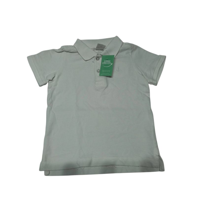 REMERA CON CUELLO BCA BOTONES H&M T9/12M