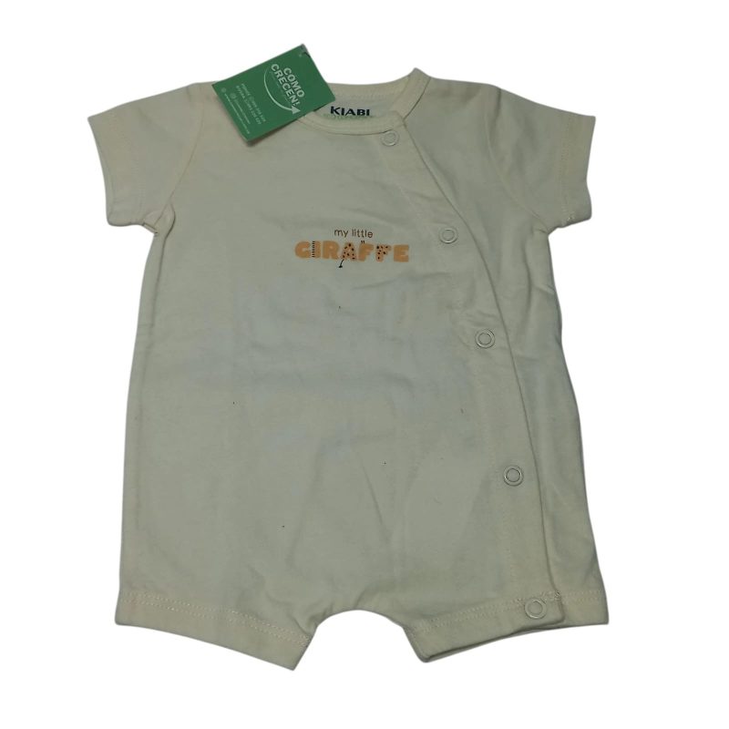 ENTERITO M/C CORTO KIABI BEIGE GIRAFFE T0M