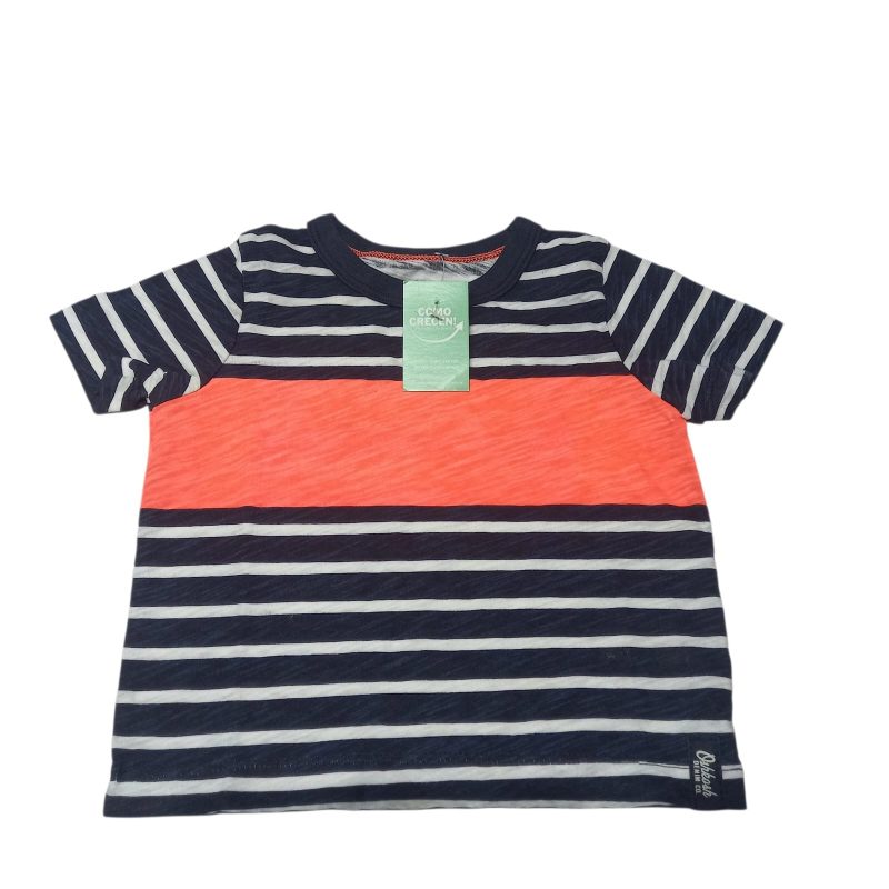 REMERA ALG RAY AZUL BCO NARANJA OSHKOSH T9M NUEVA