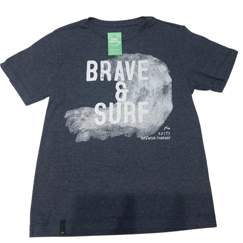 REMERA AZUL BRAVE RUSTY T8 FRIZ