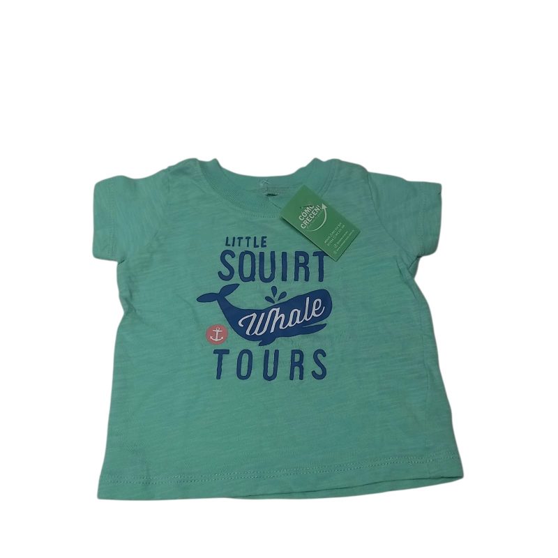 REMERA ALG VERDE AGUA LITTLE SQUIRT CARTERS T3M