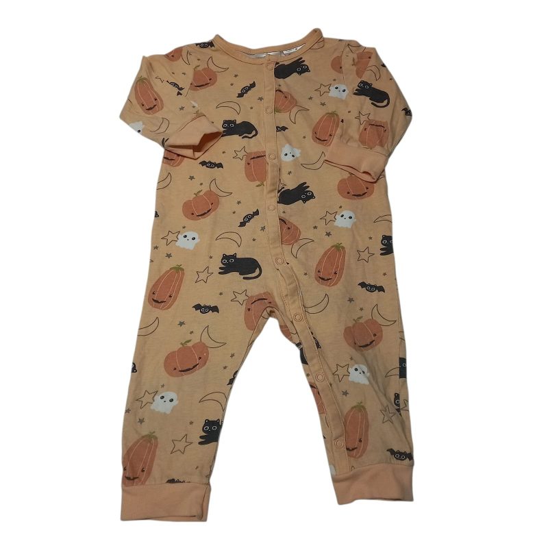 PIYAMA ALG NARANJA CALABAZAS H&M 6/9M