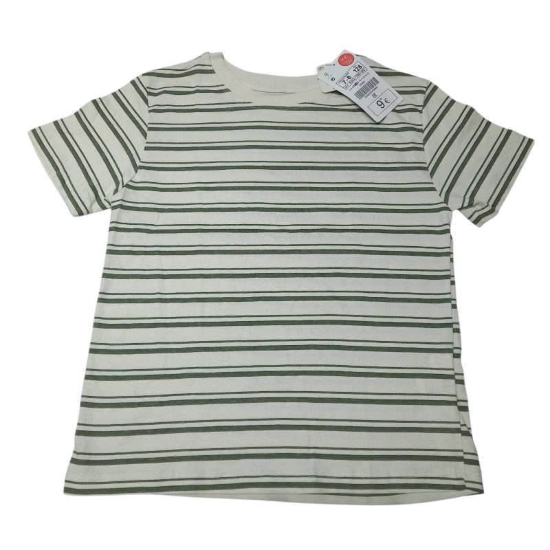 REMERA ALG RAY VERDE CREMITA LEFTIES BOYS T7/8 NUEVA
