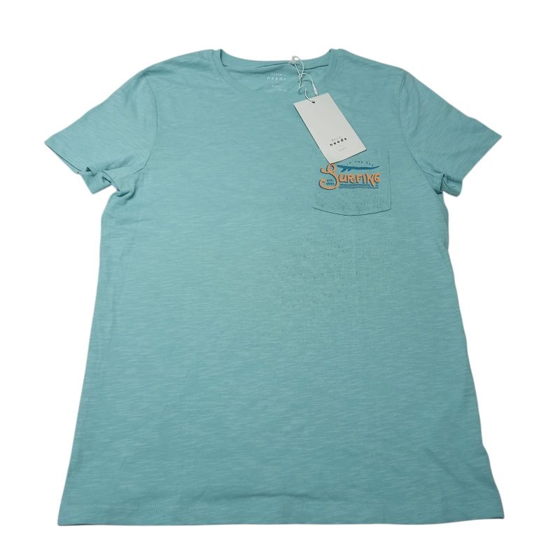 REMERA CELESTE BOLSILLO NEEDS T11/12 NUEVA