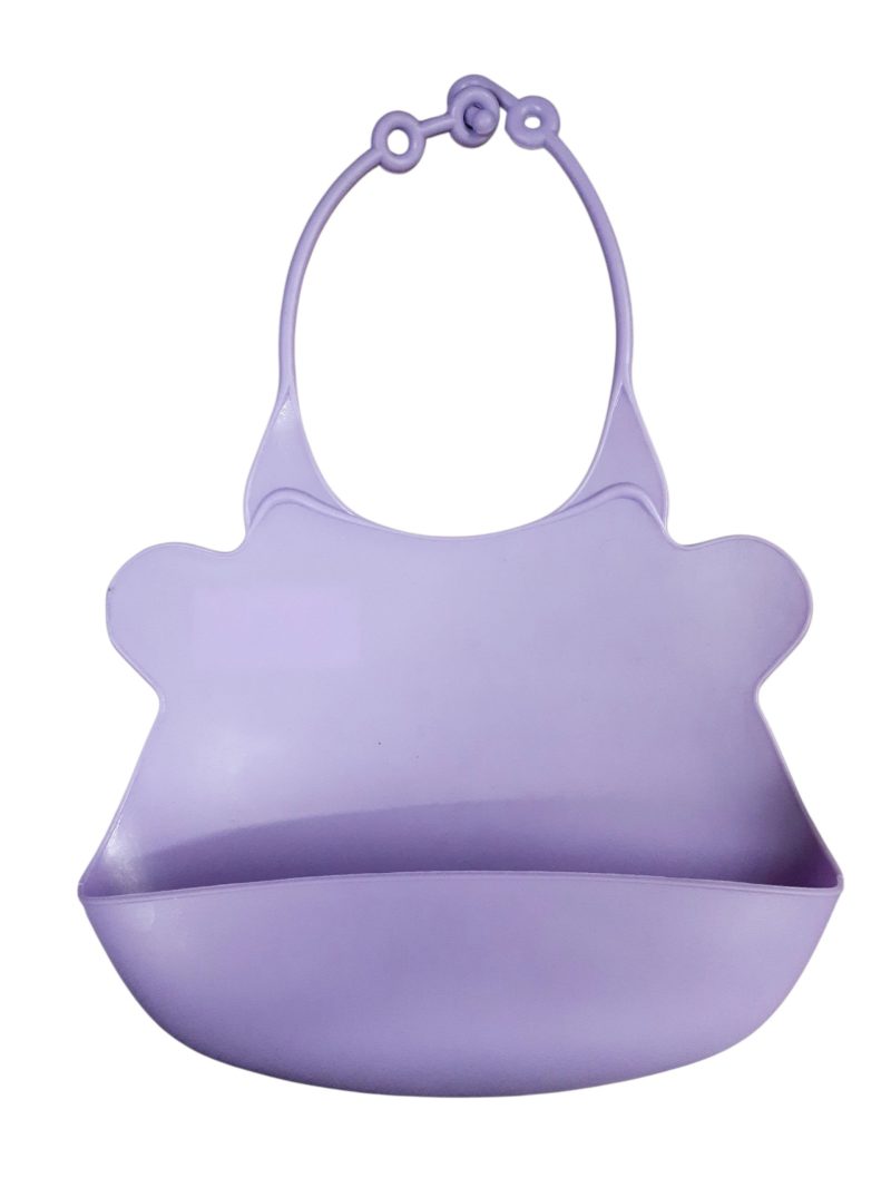 BABERO DE SILICONA VIOLETA