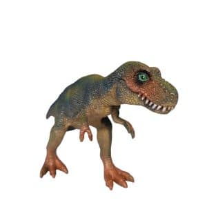 DINOSAURIO CHICO VERDE MARRON