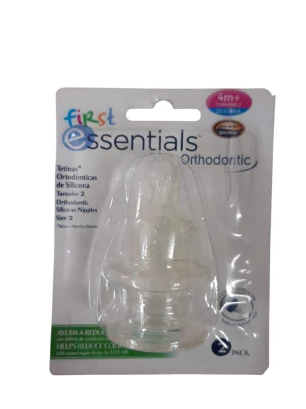 FIRST ESSENTIALS TETINA BLISTER X2 SILIC 102600