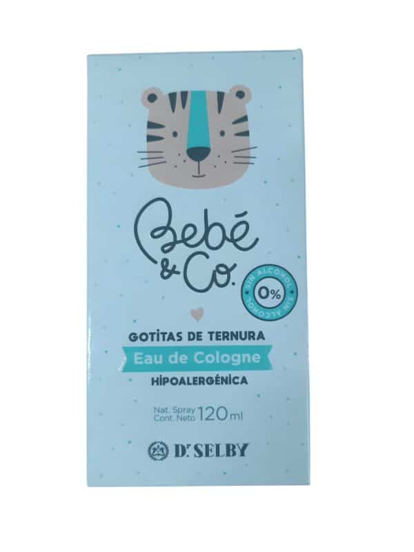 COLONIA HIPOALERGENICA BEBE & CO 120ML VTO 10/2026 C/CAJA