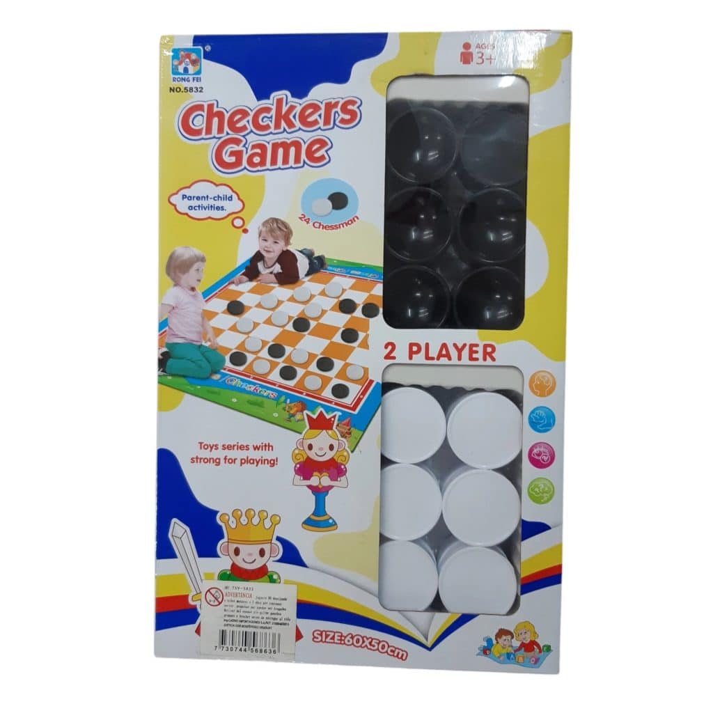 JUEGO DE MESA DAMAS EN CAJA 60X50 759-5832 Q48***