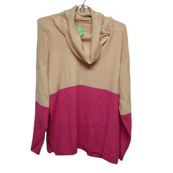 POLERON FUCSIA BEIGE SIN MARCA T M APROX