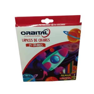lapices de colores x24 orbital