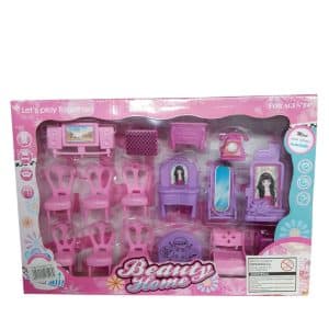 MUEBLES PARA MUÑECA 16 PIEZAS EN CAJA 0174 JA2149