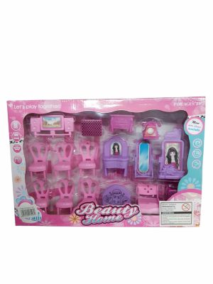 MUEBLES PARA MUÑECA 16 PIEZAS EN CAJA 0174 JA2149