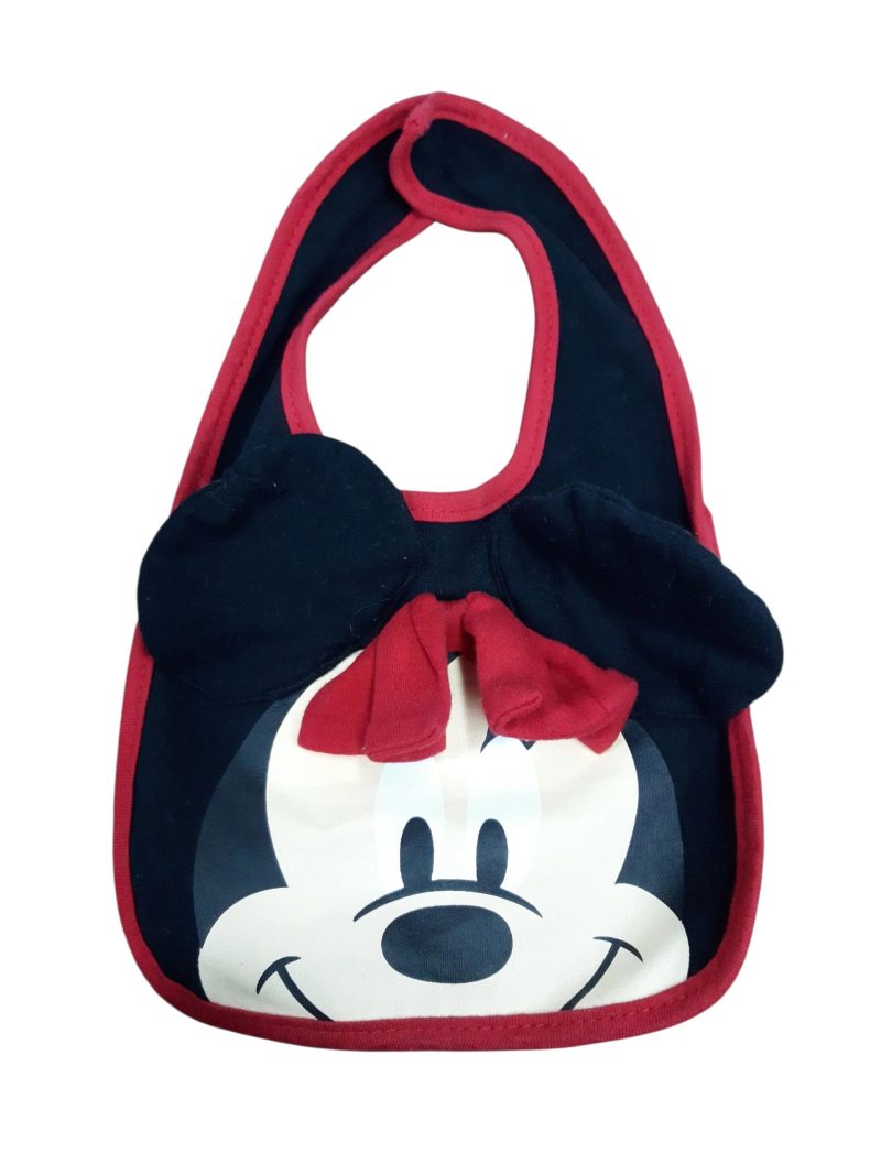 BABERO ROJO NEGRO MINNIE DISNEY