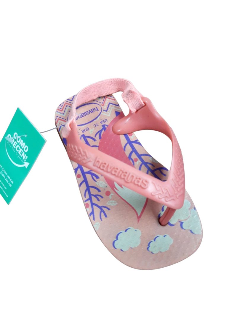 OJOTAS ROSADAS ELASTICO COLA HAVAIANAS T21