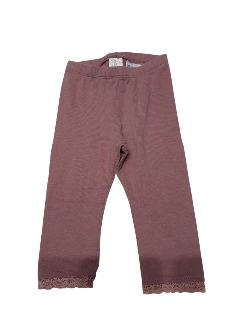 CALZA ALG ROSA VIEJO PUNTILLA H&M T4/6M