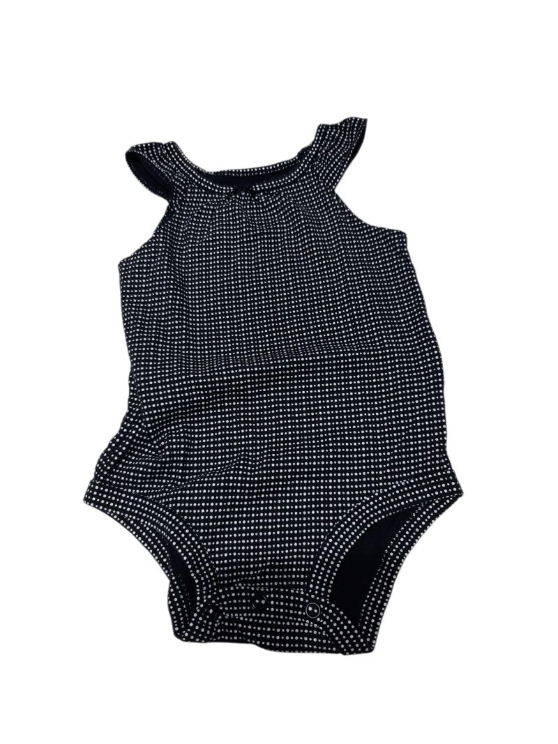BODY MUSCULOSA ALG NEGRO PTOS BCOS CARTERS T6M