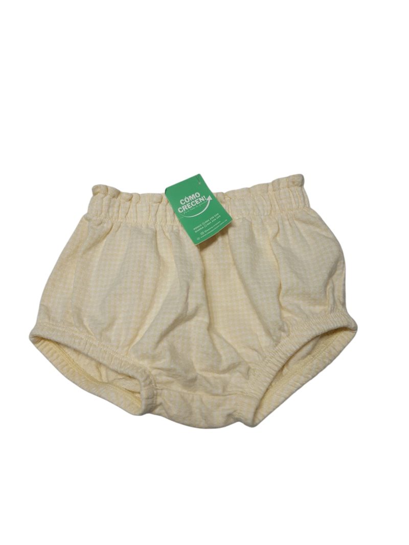 SHORT CUADRILLE AMARILLO BCO NAME IT 4/6M