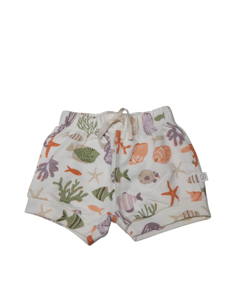 short alg blanco peces verdes caballito mar violeta carters t3m