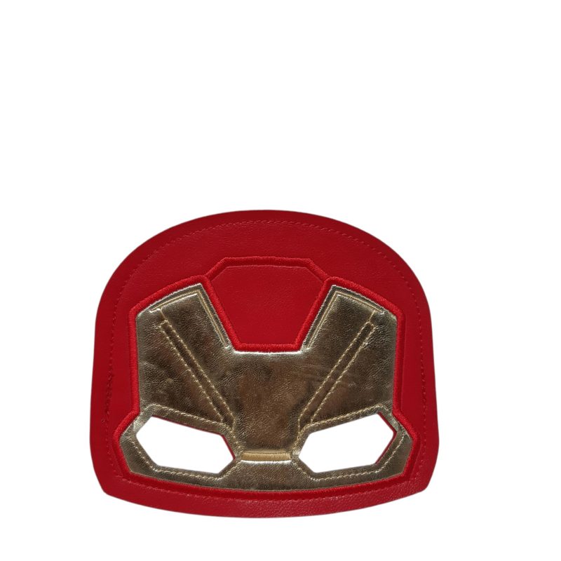 MASCARA CUERINA Y FIELTRO IRON MAN