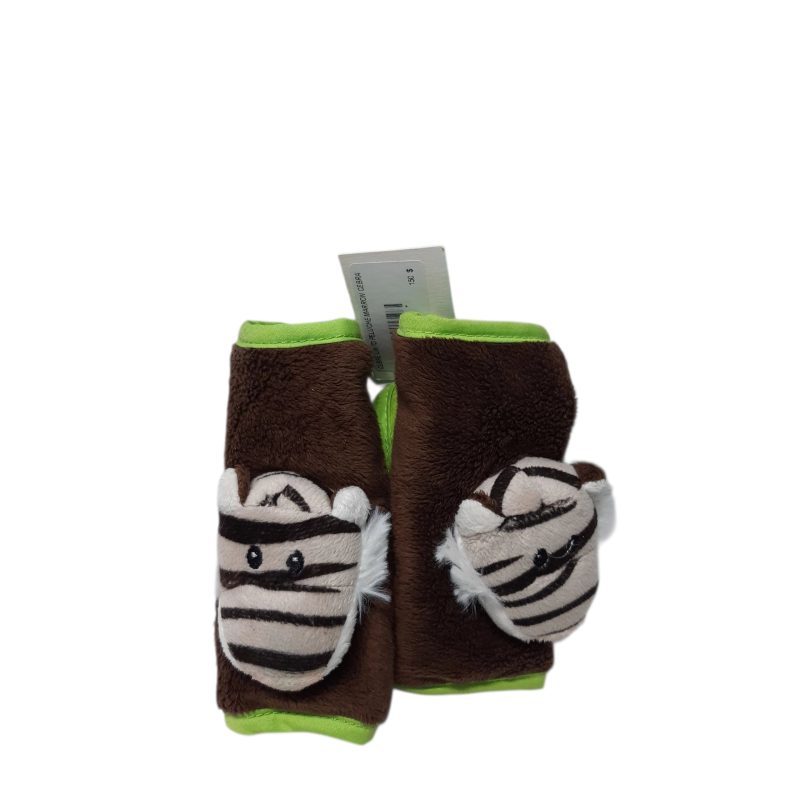 CUBRE CINTO PELUCHE MARRON CEBRA