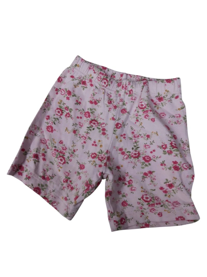SHORT ALG ROSA FLORES FUCSIA VERDE T1