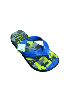 ojotas azul negro amarillo hockey havaianas t 25-26