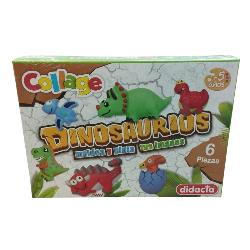moldea y pinta tus imanes de dinosaurios/cupcakes