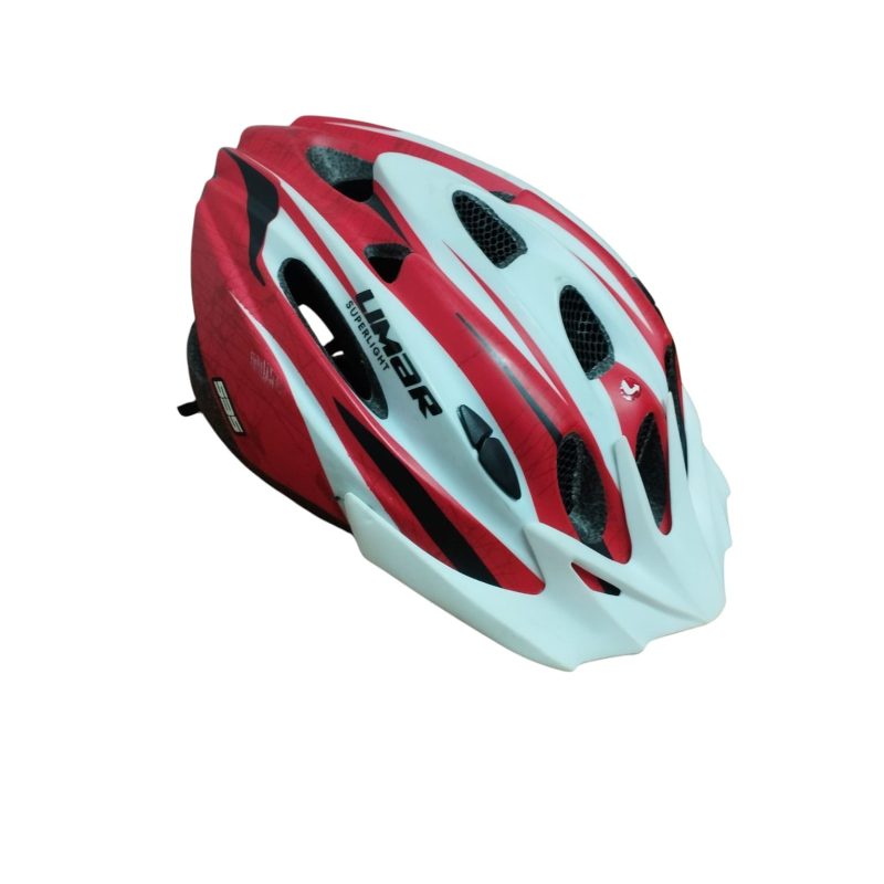CASCO ROJO GRIS BCO LIMAR