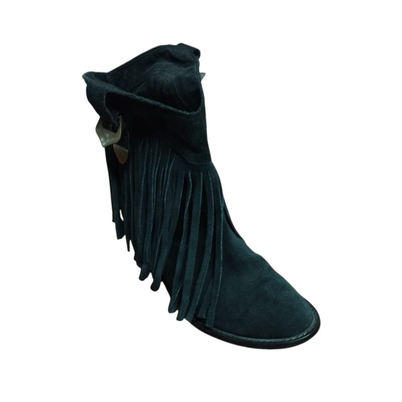botas bajas tipo tex flecos the bag belt t 39 manchita
