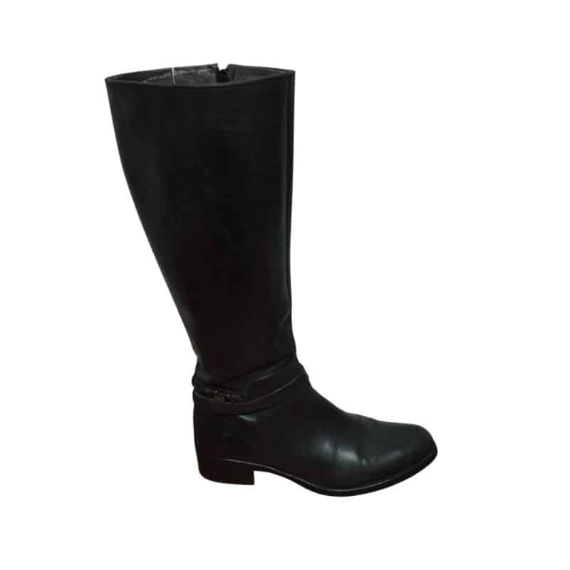 botas altas cuero marron hebilla marco donatti t 35